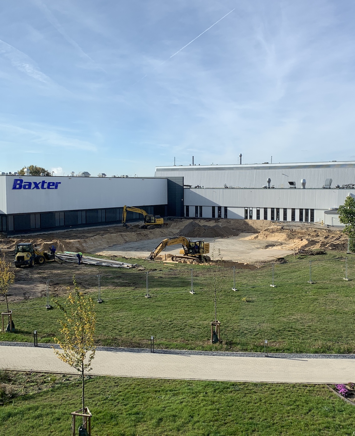 Halle facility expansion construction