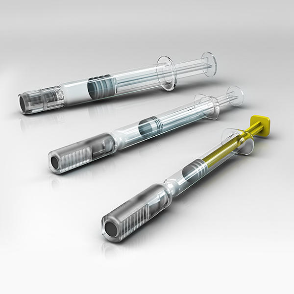 Three prefilled syringes