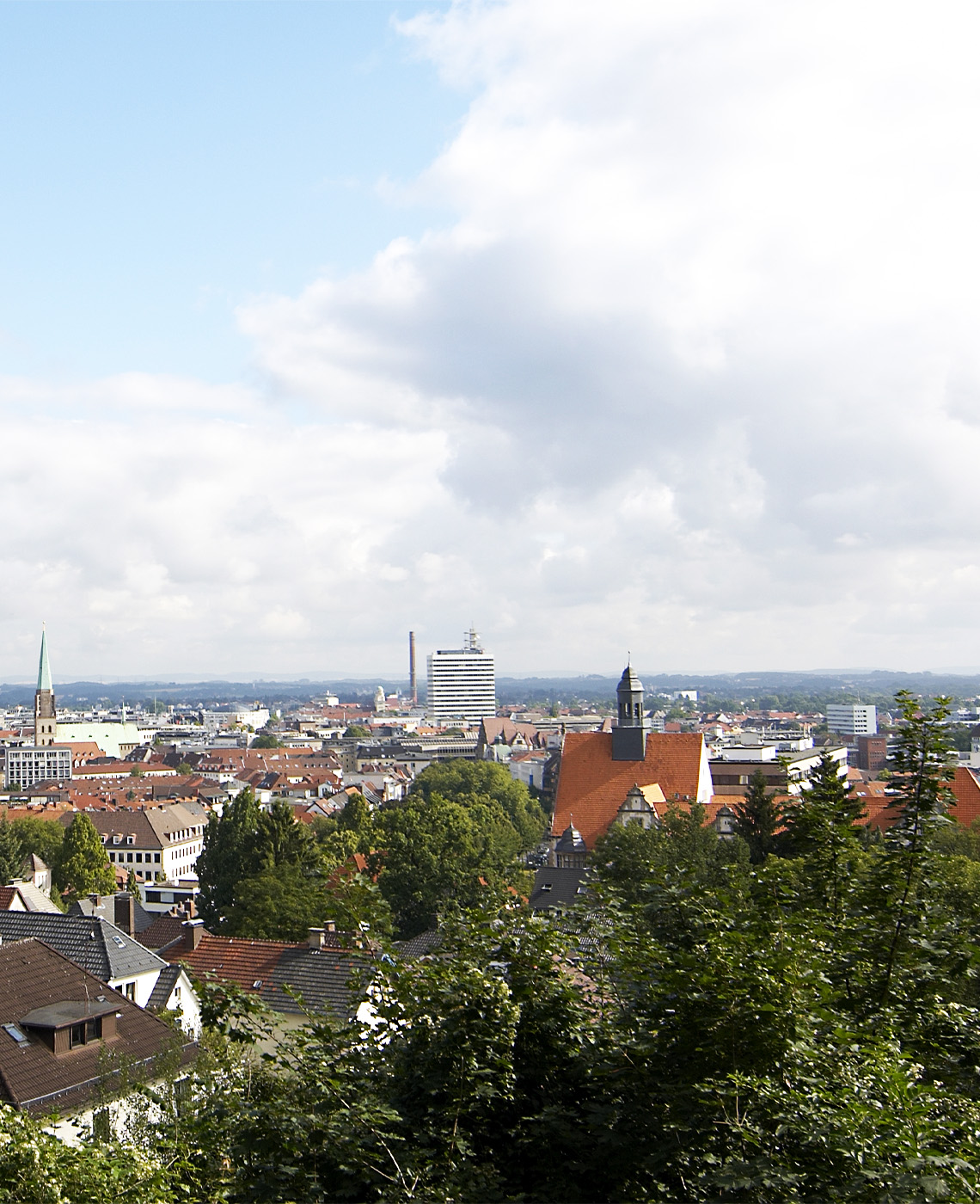 Aerial view of Halle/Westfalen